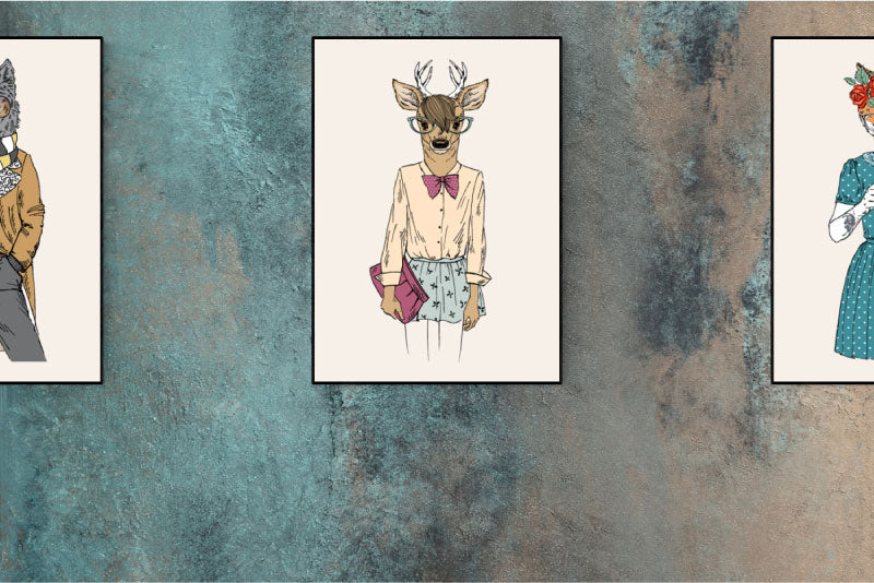 Anthro Roe Deer Character Nina Glücklich Art Showroom Image