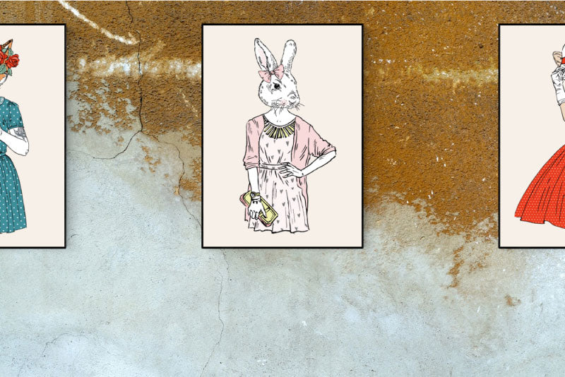 Anthroxville Furry White Bunny Character Kiki Gobflap Anthropomorphic Art Showroom Image